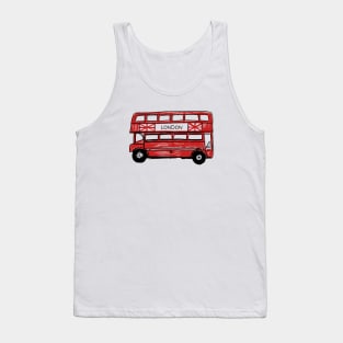 Double Decker Bus Tank Top